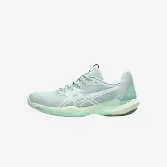 Decathlon Gravel tennisschoenen voor dames Gel Solution Speed FF 3 lichtgroen aanbieding