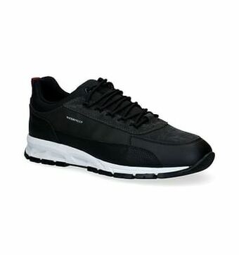 Torfs Geox Delray Zwarte Veterschoenen aanbieding