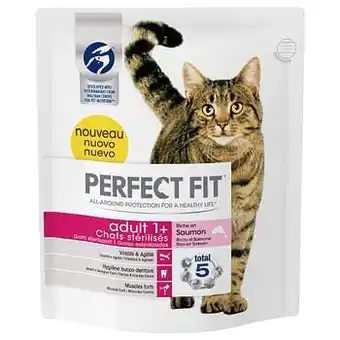Zooplus 2x1,4kg Sterile 1+ Rijk aan Zalm Perfect Fit Kattenvoer aanbieding