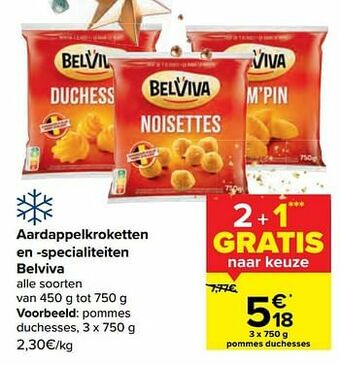 Carrefour Pommes duchesses aanbieding