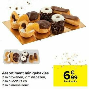 Carrefour Market Assortiment minigebakjes aanbieding