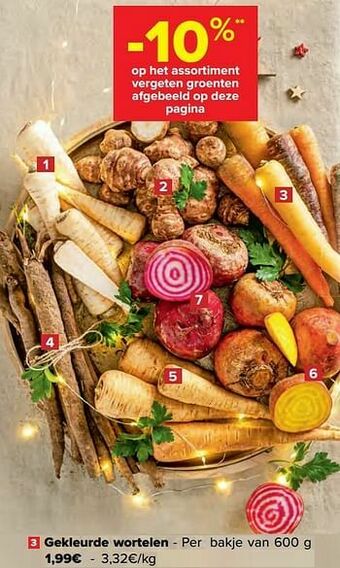 Carrefour Market Gekleurde wortelen aanbieding