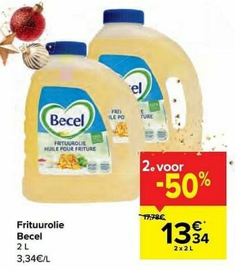 Carrefour Market Frituurolie becel aanbieding
