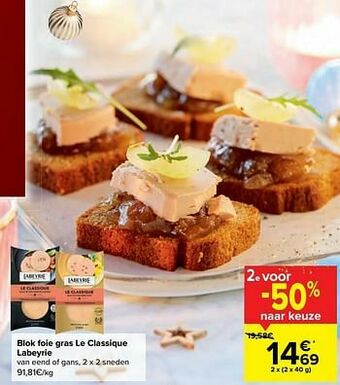 Blok foie gras le classique labeyrie