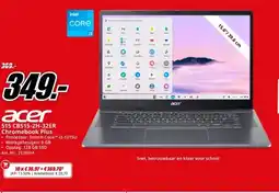 MediaMarkt acer 515 CB515-2H-32ER Chromebook Plus aanbieding