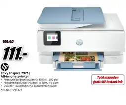 MediaMarkt hp Envy Inspire 7921e All-in-one-printer aanbieding