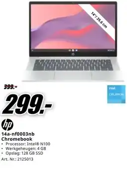 MediaMarkt 14a-nf0003nb Chromebook aanbieding