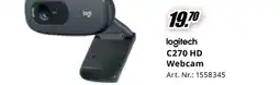 MediaMarkt logitech C270 HD Webcam aanbieding