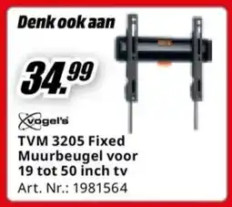 MediaMarkt Xvegels TVM 3205 Fixed Muurbeugel voor 19 tot 50 inch tv aanbieding