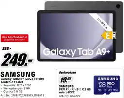 MediaMarkt SAMSUNG Android tablet aanbieding