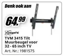 MediaMarkt Sigete TVM 3415 Tilt Muurbeugel voor 32-65 inch TV aanbieding