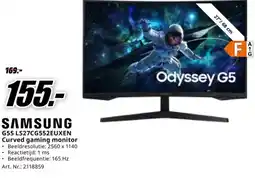 MediaMarkt SAMSUNG G55 LS27CG552EUXEN aanbieding