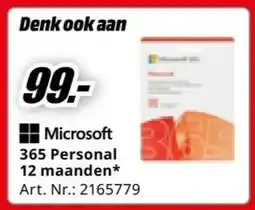 MediaMarkt Microsoft 365 Personal 12 maanden⭑ aanbieding