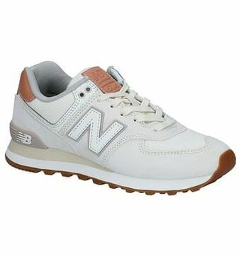 Torfs New Balance WL574 Ecru Sneakers aanbieding
