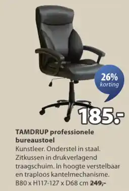 Jysk Tamdrup professionele bureaustoel aanbieding