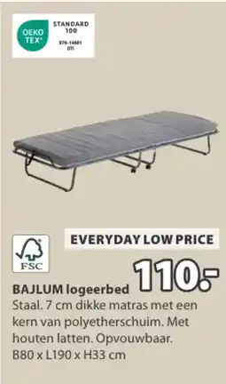 Jysk Bajlum logeerbed aanbieding
