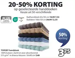 Jysk TORSBY handdoek aanbieding