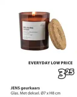 Jysk Jens geurkaars aanbieding