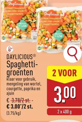 ALDI Daylicious Spaghettigroenten aanbieding