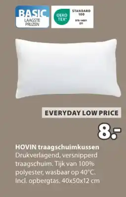 Jysk Hovin traagschuimkussen aanbieding