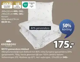 Jysk Beito ganzendons dekbed aanbieding