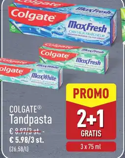 ALDI Colgate Tandpasta aanbieding