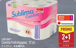 ALDI Sublimo Comforttoiletpapier aanbieding
