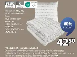 Jysk Tronfjellet synthetisch dekbed aanbieding