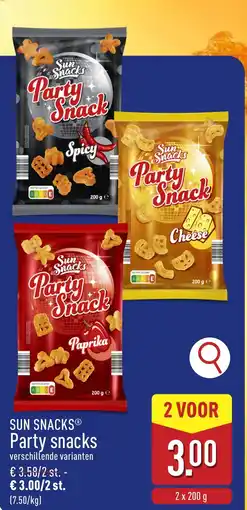ALDI Sun Snacks Party snacks aanbieding
