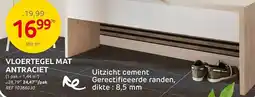 Brico Vloertegel mat antraciet aanbieding