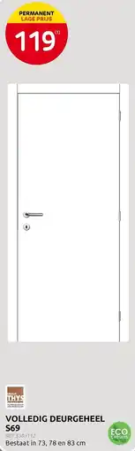 Brico Thys volledig deurgeheel S69 aanbieding