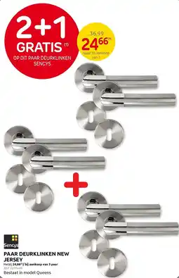 Brico Sencys paar deurklinken new jersey aanbieding