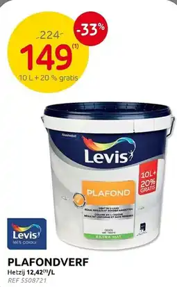 Brico Levis plafondverf aanbieding