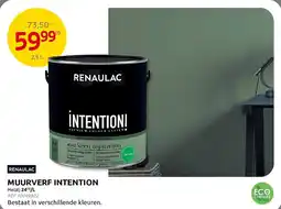 Brico Renaulac muurverf intention aanbieding