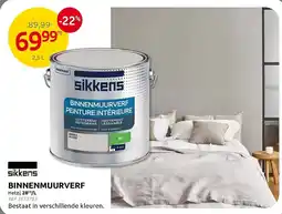Brico Sikkens binnenmuurverf aanbieding