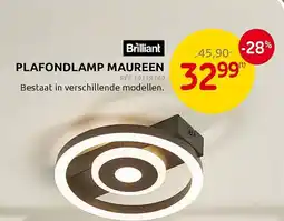 Brico Brilliant plafondlamp maureen aanbieding