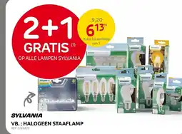 Brico Sylvania lampen halogeen staaflamp aanbieding