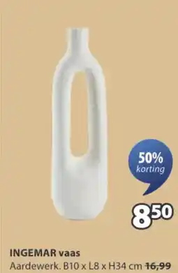 Jysk Ingemar vaas aanbieding