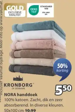 Jysk Nora handdoek aanbieding