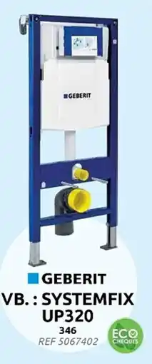 Brico Geberit systemfix up320 aanbieding
