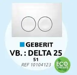 Brico Geberit delta 25 aanbieding
