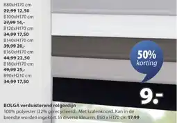Jysk Bolga verduisterend rolgordijn aanbieding