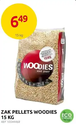 Brico Zak pellets woodies aanbieding
