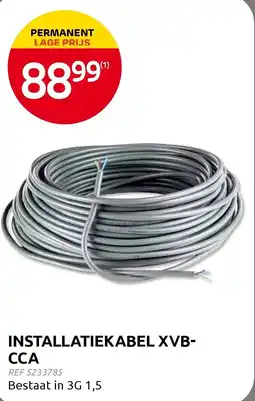Brico Installatiekabel xvb- cca aanbieding