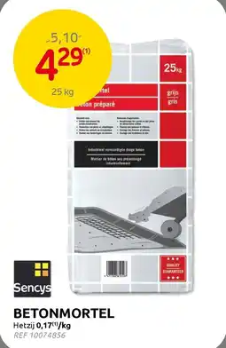 Brico Sencys Betonmortel aanbieding
