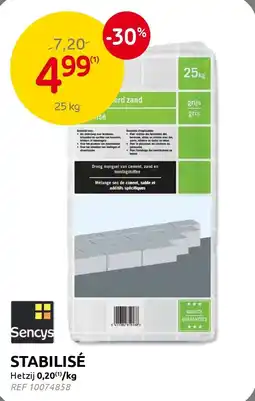 Brico Sencys stabilise aanbieding