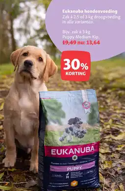 Maxi Zoo Eukanuba hondenvoeding aanbieding