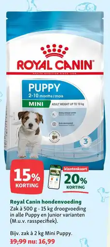 Maxi Zoo Royal Canin hondenvoeding aanbieding