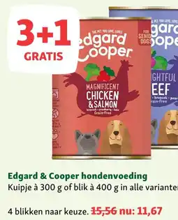 Maxi Zoo Edgard & Cooper hondenvoeding aanbieding