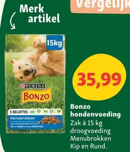 Maxi Zoo Bonzo hondenvoeding aanbieding